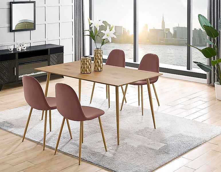 OTTO home Esszimmerstuhl Eadwine, TOPSELLER! Stuhl, Küchenstuhl, 4-Fuß Stuh günstig online kaufen