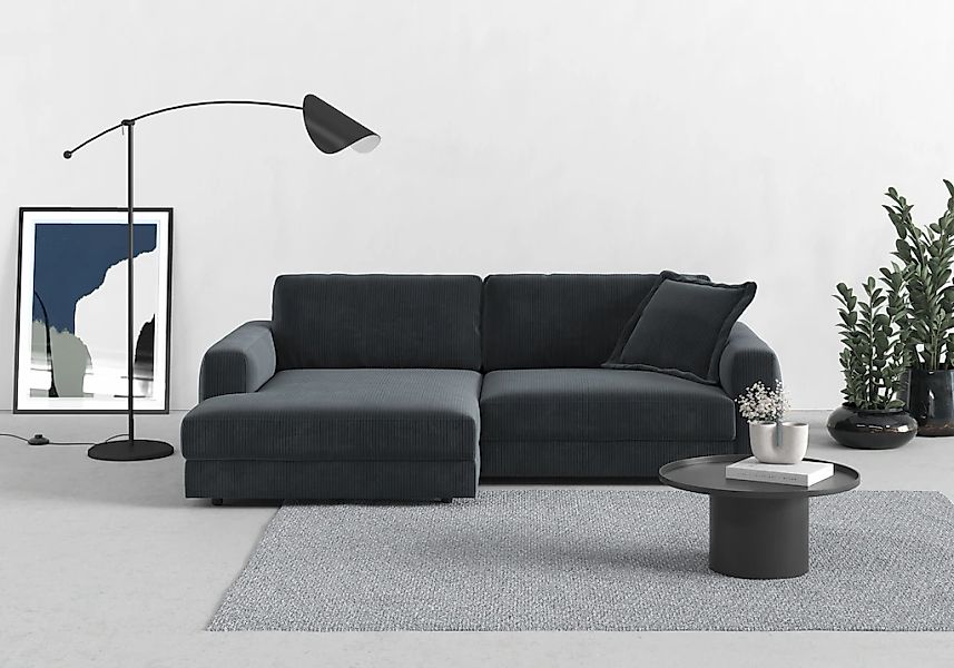 TRENDMANUFAKTUR Ecksofa "Bourbon, Mega Designsofa mit tollem Sitzkomfort, B günstig online kaufen