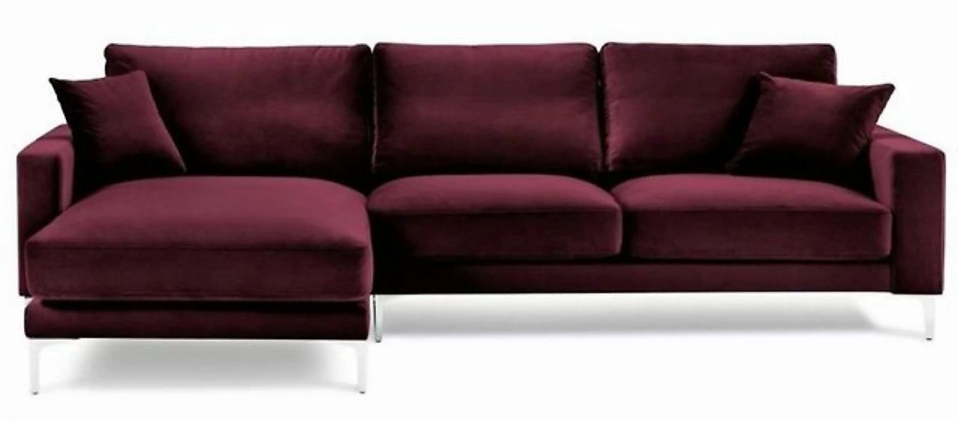 JVmoebel Ecksofa, Rot Burgund Ecksofa Design Couchen Polster Sofa Sofas Ita günstig online kaufen