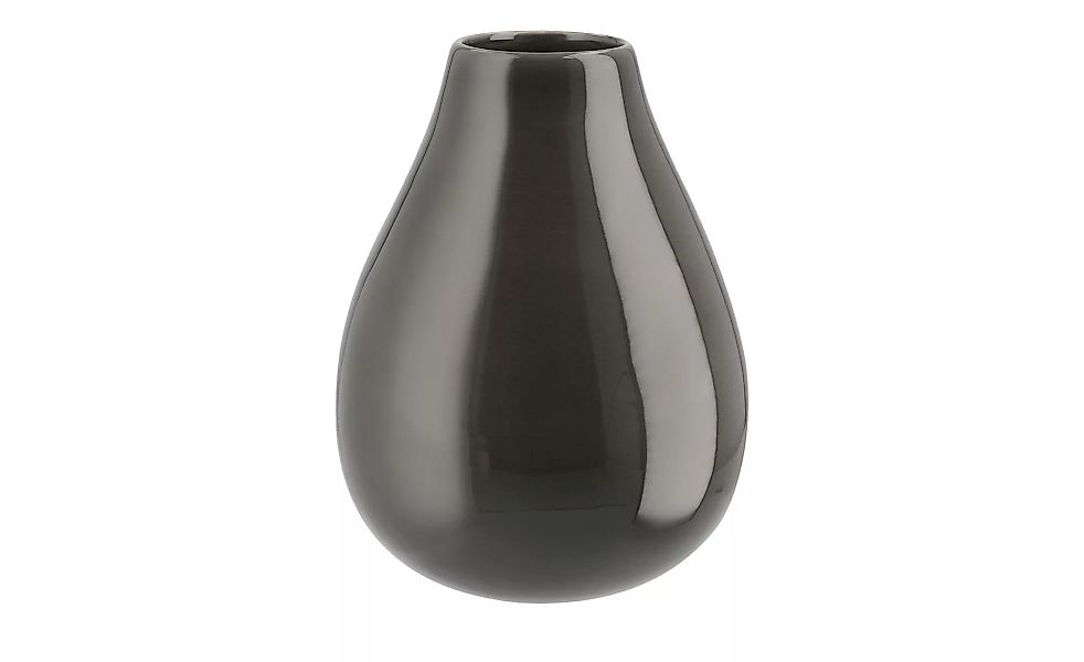 Vase - grau - Keramik - 24 cm - Dekoration > Vasen - Möbel Kraft günstig online kaufen