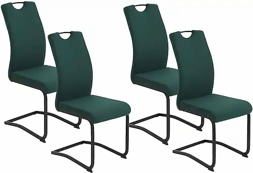 HELA Freischwinger »RIGA II« (Set) 4 Stk.Freischwinger,Vierkantrohrgestell, günstig online kaufen