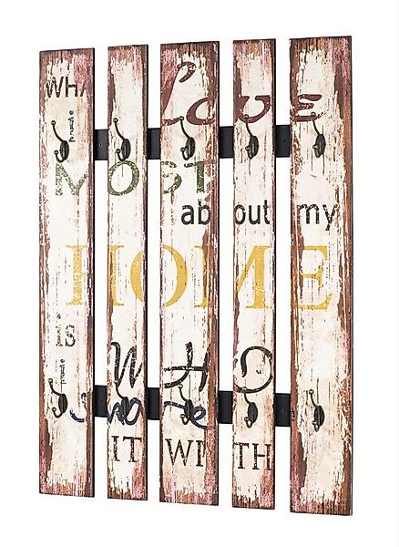 PREISBRECHER Wandgarderobe Big Home, 70 x 100 x 10 cm (B/H/T) günstig online kaufen