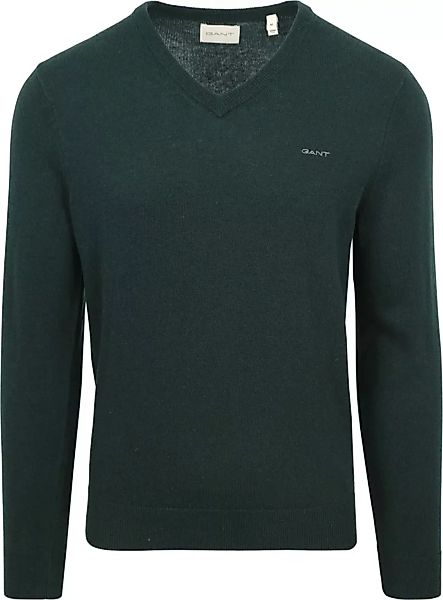 Gant Pullover Lambswool Dunkelgrün - Größe XL günstig online kaufen
