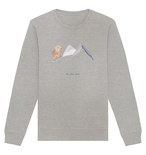 Mr. & Mrs. Panda Longpullover Bär Bergsteigen Größe L - Heather Grey - Gesc günstig online kaufen