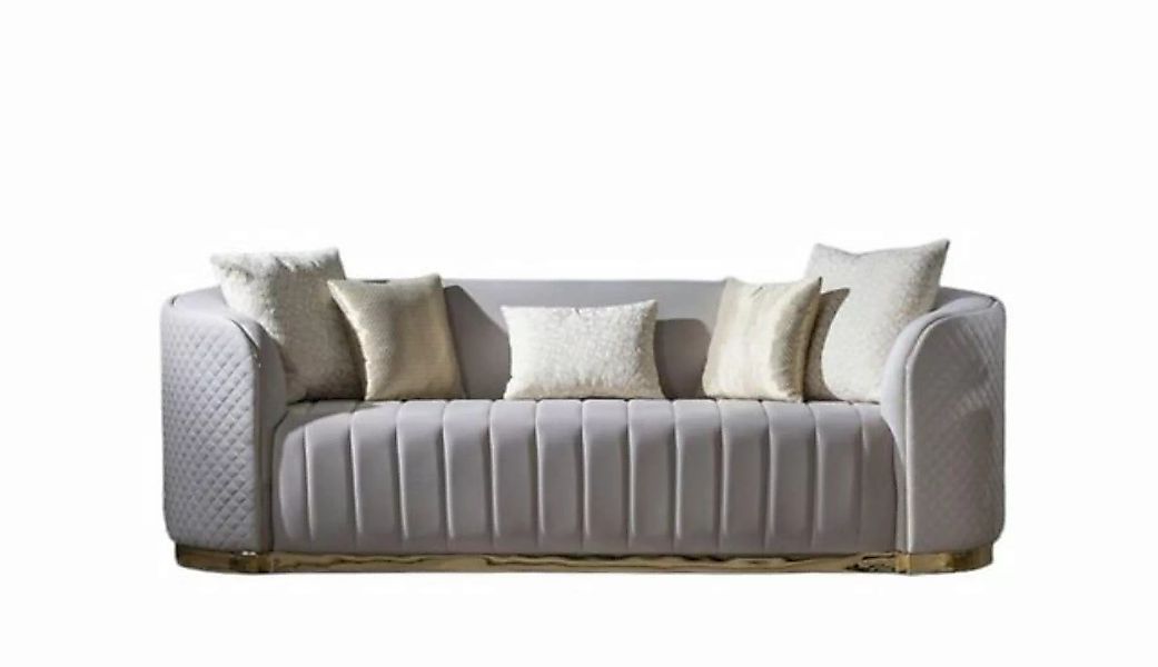 JVmoebel Chesterfield-Sofa, Ovale Couch Dreisitzer Couchen Möbel Sofa Einri günstig online kaufen