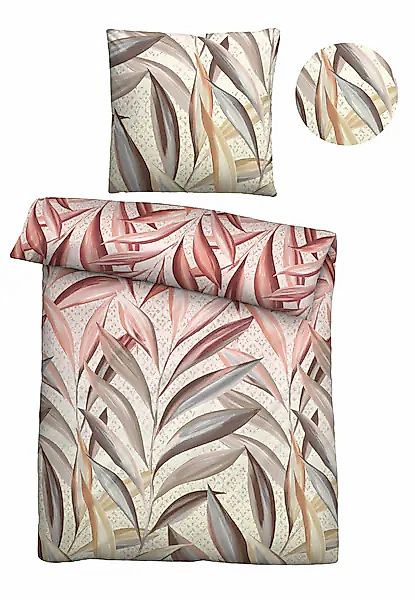 Biberna Bettwäsche »0005189« 2 Stk. tlg. wohlig warm + weich, pflegeleicht, günstig online kaufen