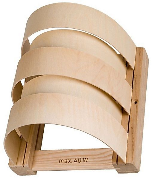 Hofmeister Saunaleuchte Sauna Lampenschirm Holzblendschirm L200xB195xH165mm günstig online kaufen