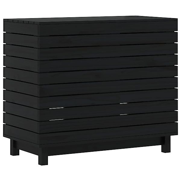 vidaXL Wäschekorb Wäschetruhe 88,5x44x76 cm Massivholz günstig online kaufen