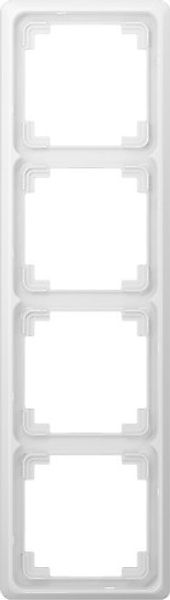 Jung Rahmen 4-fach aws waage/senkrecht CDP 584 WW - CDP584WW günstig online kaufen