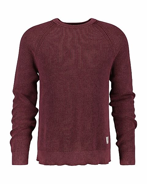Gant Rundhalspullover "WASHED RIB C-NECK", in verwaschener Optik günstig online kaufen