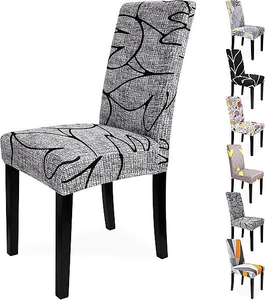 Coonoor Stuhlhusse Stretch Stuhlbezug,Graffiti Modernes Muster Waschbar Stu günstig online kaufen