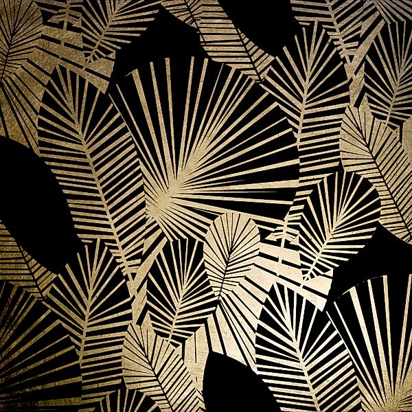 OTTO home Acrylglasbild "Blätter - Acrylbilder mit Blattgold veredelt" Blum günstig online kaufen