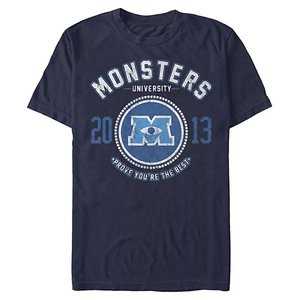 Pixar - Monster - Logo Badge - Männer T-Shirt günstig online kaufen