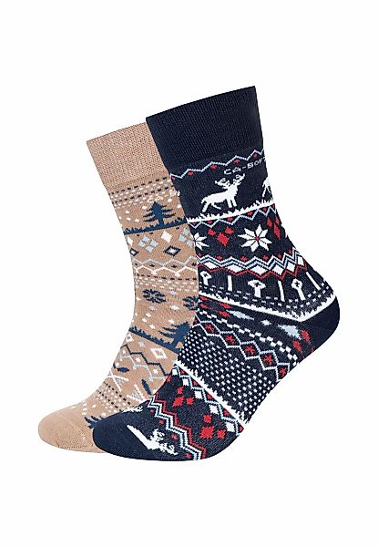 Camano Socken "Socken 2er Pack", 2er Pack Weiches Bündchen ohne einzuengen, günstig online kaufen