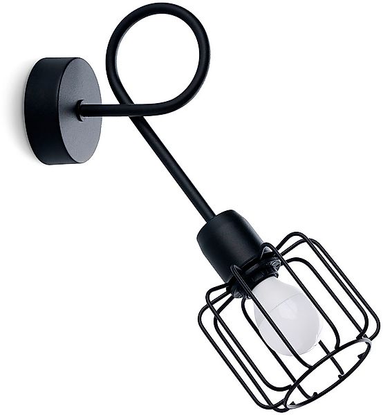SOLLUX lighting Wandleuchte »BELUCI«, 1 flammig, Leuchtmittel E14   ohne Le günstig online kaufen