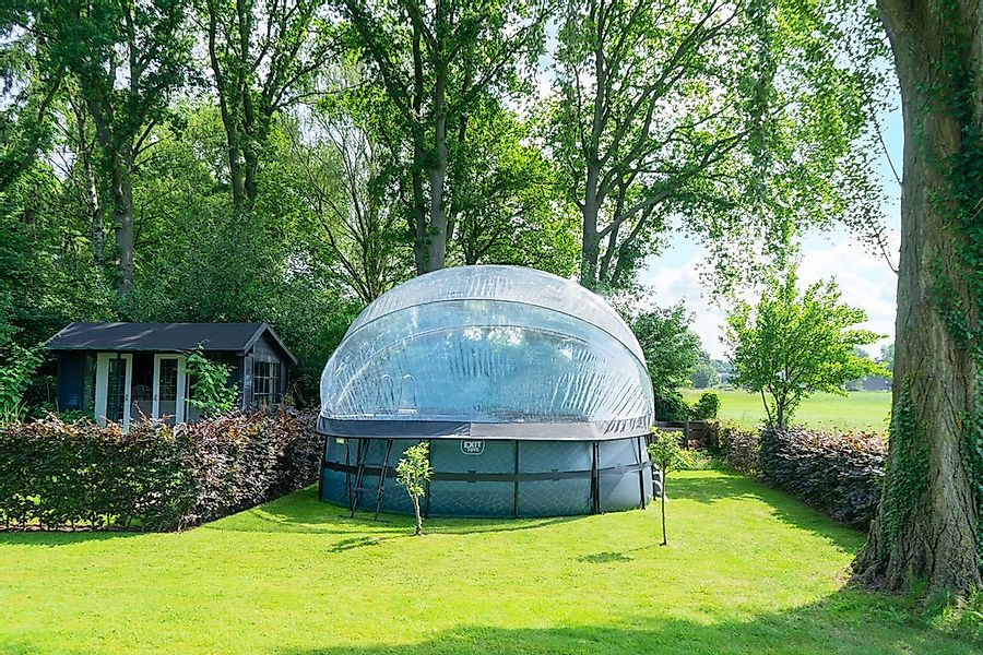 EXIT Framepool "inkl. multifunktionaler Poolabdeckung", (Set, 4 tlg.), ØxH: günstig online kaufen
