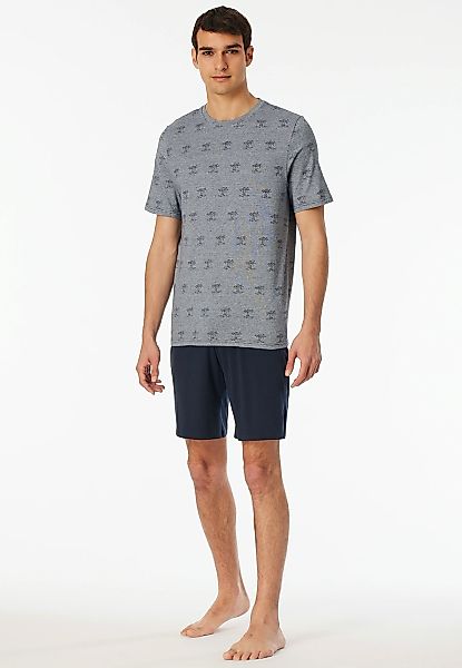 Schiesser Shorty "95/5", 2 Stk. Shirt mit garngefärbten, feinen Ringel mit günstig online kaufen