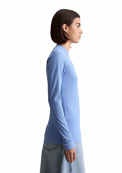 Marc O'Polo DENIM Longsleeve slim aus Rippjersey günstig online kaufen