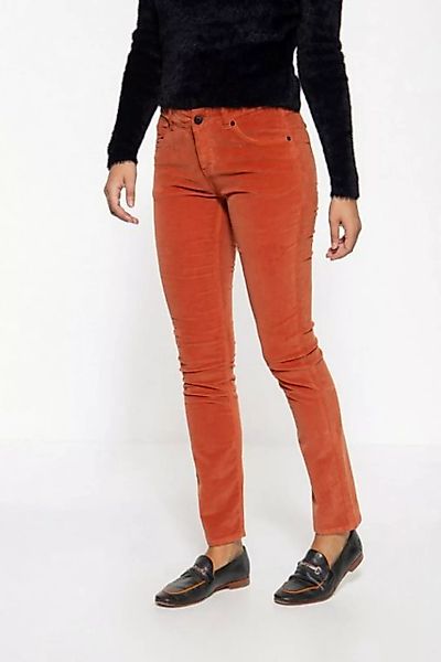 ATT Jeans Röhrenhose Belinda Velvet mit Samt-Optik günstig online kaufen
