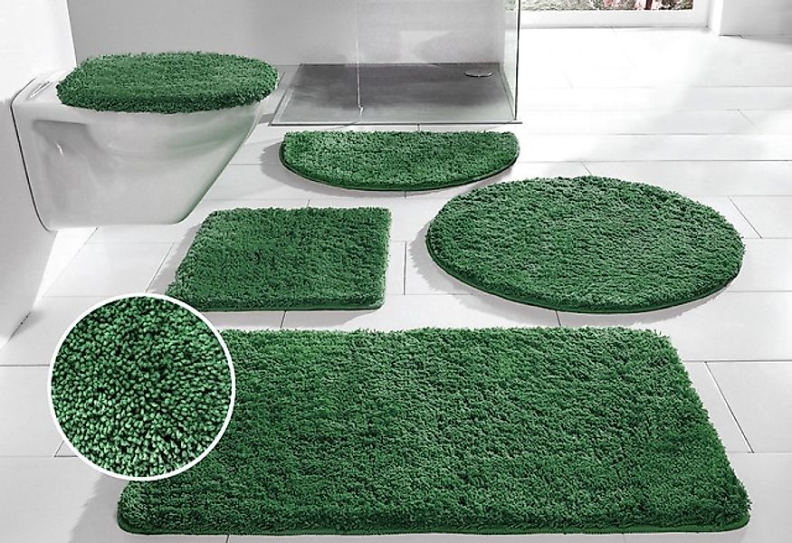 my home Badematte »Inga, Badezimmer Teppich, Badvorleger« Höhe 20 mm rutsch günstig online kaufen