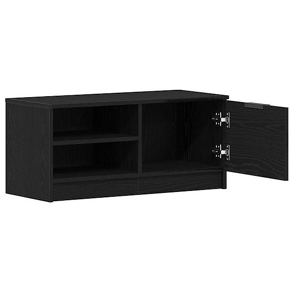 vidaXL TV-Schrank TV Schrank Schwarz Eiche 80x35x36,5 cm Holzwerkstoff (1-S günstig online kaufen