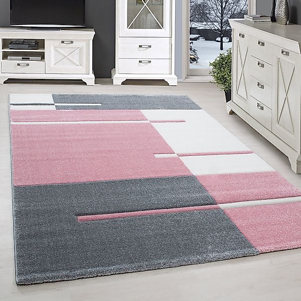 SIMPEX24 Teppich Kariert Design, Rechteckig, Höhe: günstig online kaufen