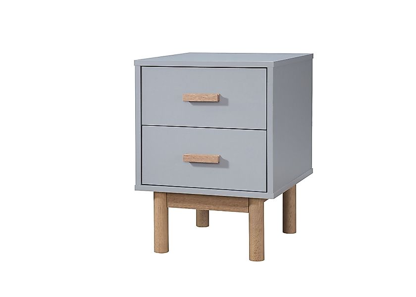loft24 Nachtschrank Mason 2 Schubladen, Skandinavisches günstig online kaufen