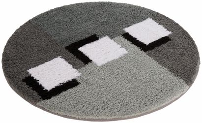 my home Badematte "Ada, Badvorleger, Badezimmer Teppich" Höhe 21 mm rutschh günstig online kaufen