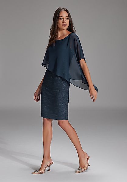 SWING Cocktailkleid Taillierter Schnitt mit asymmetrisch günstig online kaufen