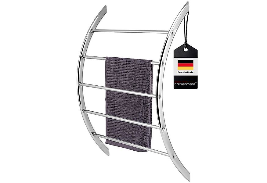 bremermann Handtuchhalter Handtuchhalter zur Wandmontage mit 5 Stangen aus günstig online kaufen