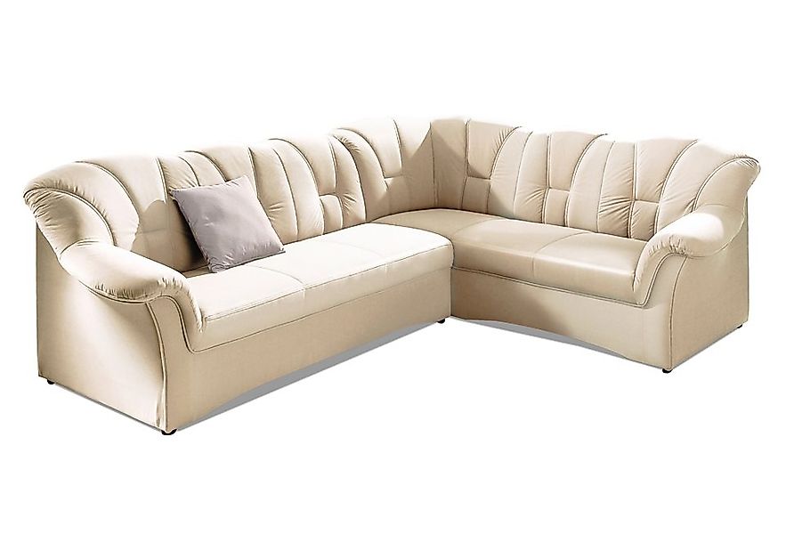 DOMO collection Ecksofa "Papenburg B/T/H: 242/190/84 cm L-Form" wahlweise m günstig online kaufen