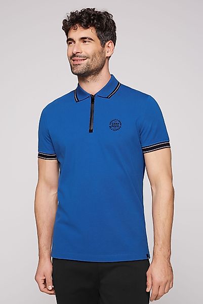 CAMP DAVID Poloshirt, mit Print am Kragen günstig online kaufen