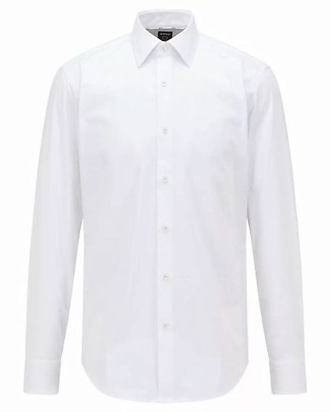 BOSS Businesshemd Regular-Fit Hemd aus elastischer Baumwoll-Popeline günstig online kaufen