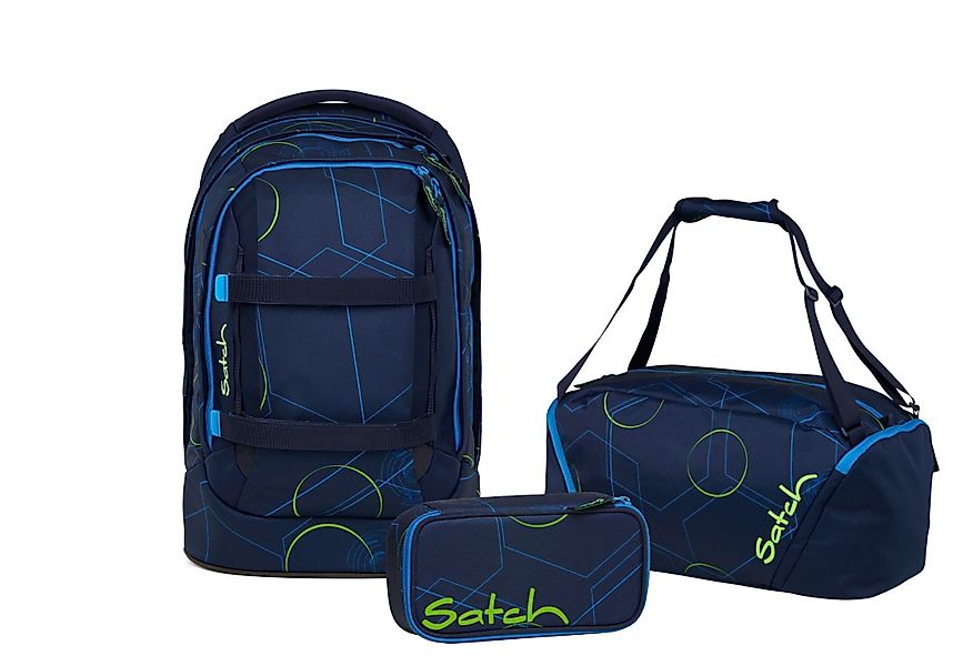 Satch Schulranzen Schulrucksack-Set PACK Blue Tech günstig online kaufen