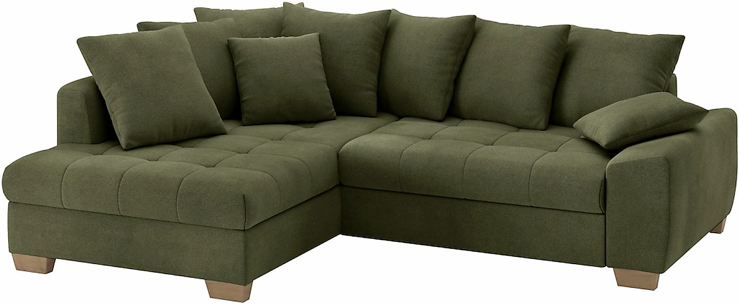 Mr. Couch Ecksofa "Nikita II, L-Form", Wahlweise mit Bettfunktion, Bettkast günstig online kaufen