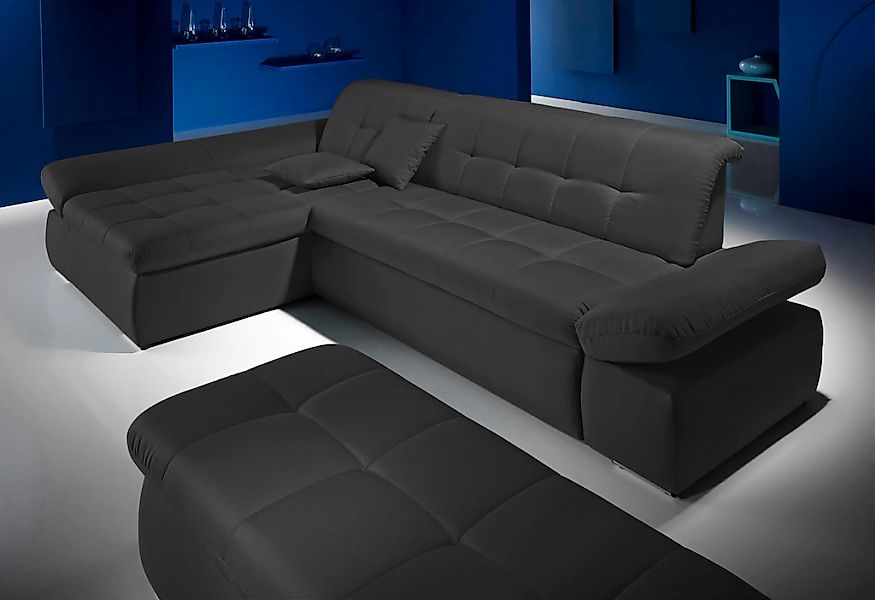 Home affaire Ecksofa "ESRA, zeitlos und elegant. Breite 300cm, L-Form" wahl günstig online kaufen