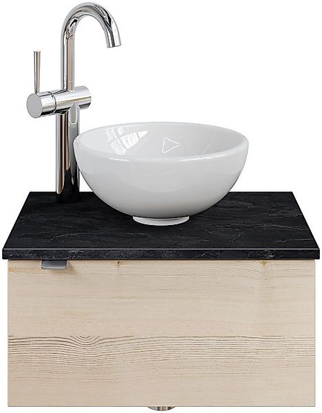 Saphir Waschtisch "Serie 6915 Waschschale mit Unterschrank für Gästebad, Gä günstig online kaufen