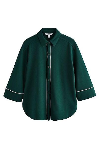 Next Kurzarmbluse Kreppbluse mit 3/4-Ärmel (1-tlg) günstig online kaufen