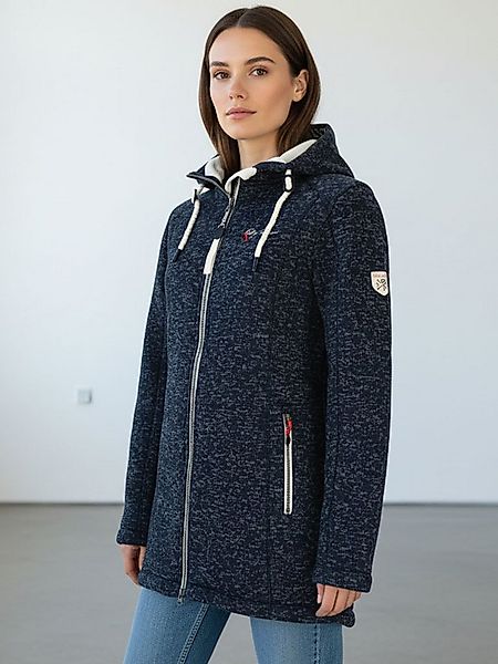 Dry Fashion Wollmantel Amsterdam Damen Wollfleece-Mantel Amsterdam - Fleece günstig online kaufen