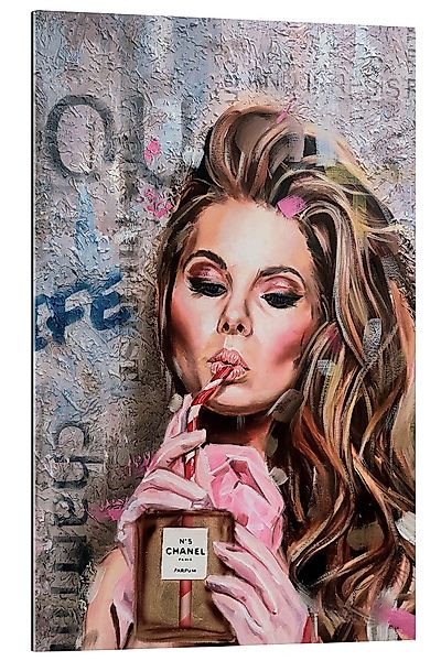 Posterlounge Wandbild Woman drinking Chanel Perfume, günstig online kaufen