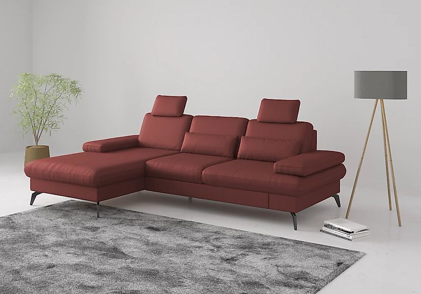 sit&more Ecksofa "Morris L-Form, inkl. Sitztiefenverstellung", wahlweise mi günstig online kaufen