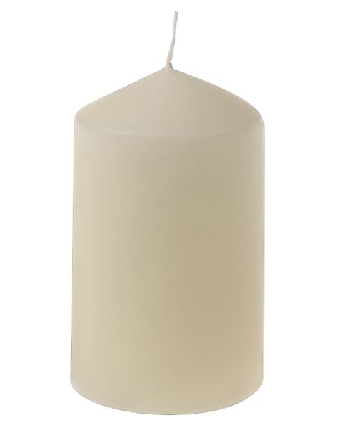Steinhart Kerzen Stumpenkerze Stumpenkerzen Creme 80/47 günstig online kaufen