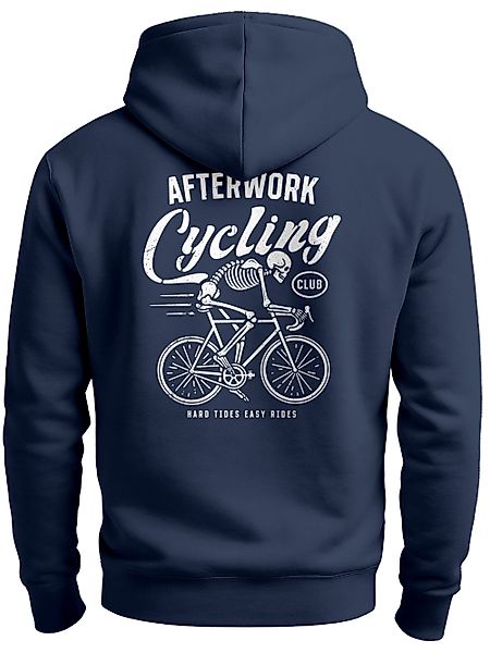 Neverless Hoodie Herren Hoodie Backprint Fahrrad günstig online kaufen