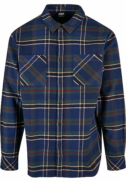 URBAN CLASSICS Langarmhemd "Urban Classics Herren Checked Mountain Shirt" 1 günstig online kaufen