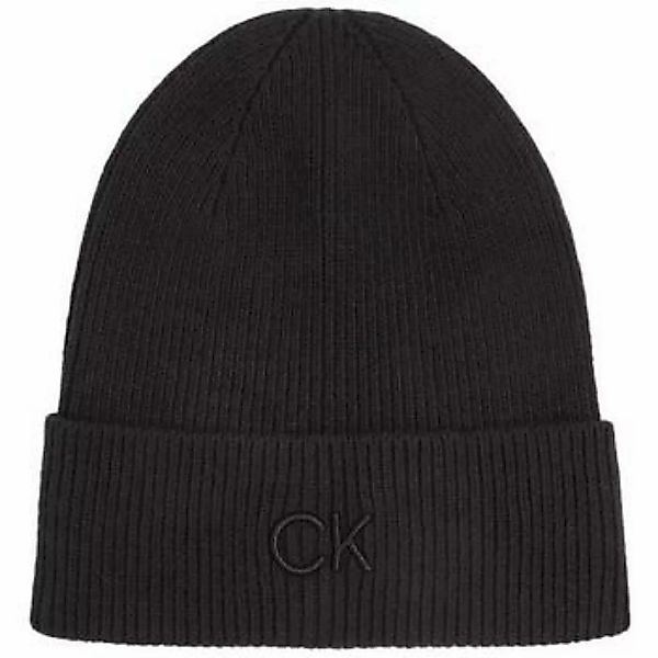 Calvin Klein Jeans  Mütze CK EMBROIDERY FINE RIB BEANIE K60K612590 günstig online kaufen
