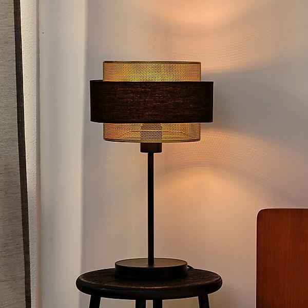 OSRAM Tischleuchte Decor Hornet, schwarz/gold, E27 günstig online kaufen