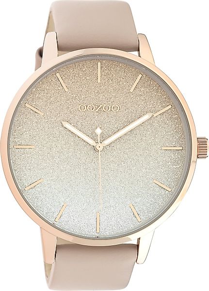 OOZOO Quarzuhr Damenuhr C10831 Rosé Glitzer-ZB günstig online kaufen