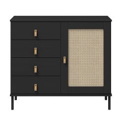 Woodroom Sideboard Elegante Kommode Valencia, Wohnzimmerschrank günstig online kaufen