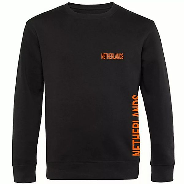 multifanshop Sweatshirt Netherlands - Brust & Seite - Pullover günstig online kaufen