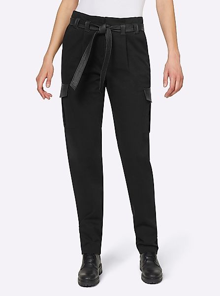 heine Jerseyhose Cargohose Innenbeinlänge ca. 77 günstig online kaufen